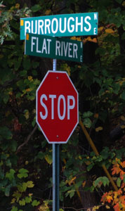 Burroughs Street Sign